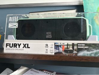 Altec Lansing Fury XL Bluetooth Wireless Speaker Mint Green Water Resistant
