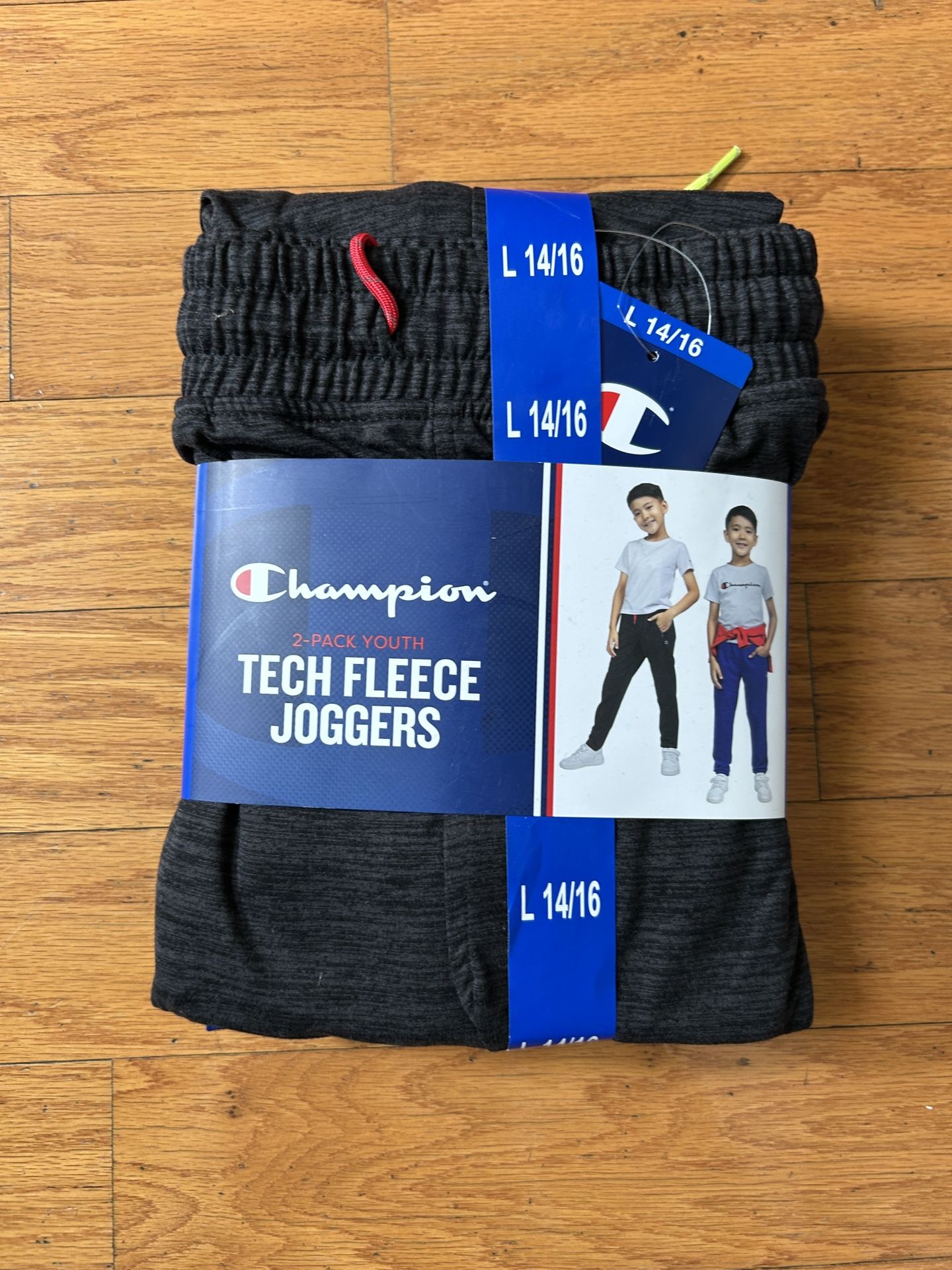 NWT Champion youth Tech Fleece Joggers 2 pack Size L 14/16