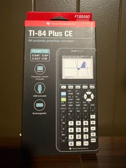 Texas Instruments TI-84 Plus CE Color Graphing Calculator - NEW in Box | SAT/ACT/AP/IB Approved | Rechargeable + USB