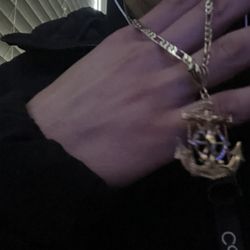 mariner's anchor crucifix pendant 