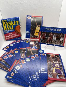 1991 Fleer Basketball - 28 Card Lot