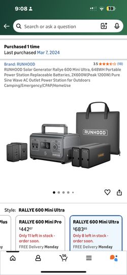 Portable Solar & Power Station *NEED GONE ASAP*