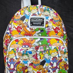 Loungefly Rugrats EXCLUSIVE 90’s Kids Mini Backpack 