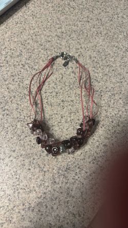 Preziosa Murano Glass Necklace - Purple