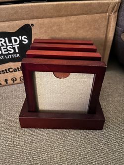 Photo Coasters in Holder