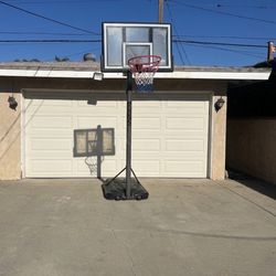 Portable Basketball Hoop And Base Height Adjustable 