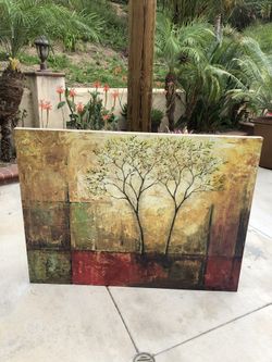 Canvas painting Morning Luster I