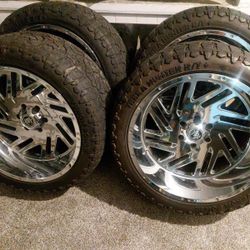 Hard Core Off Road Rims w/ Tires