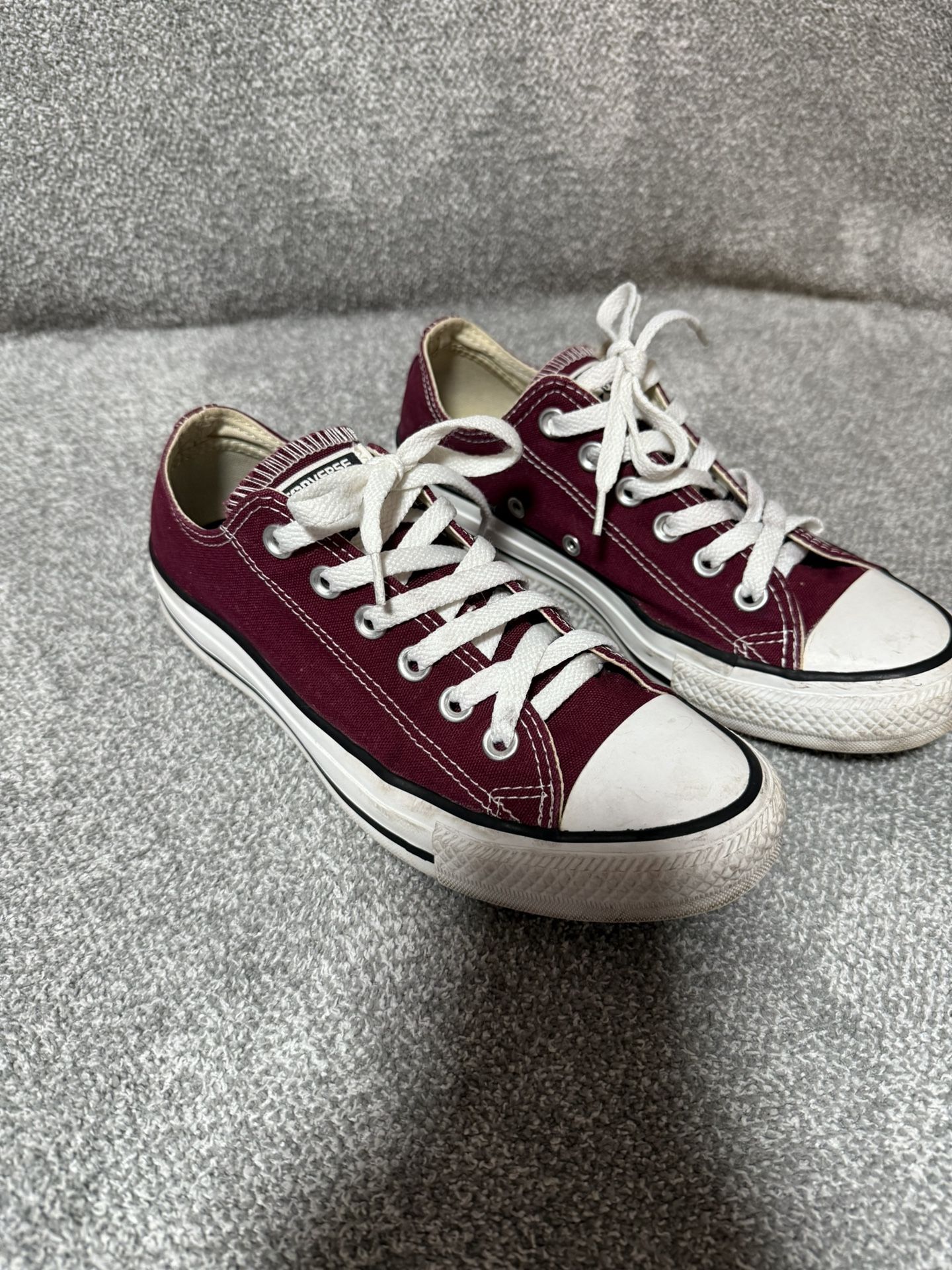 Burgundy Converse