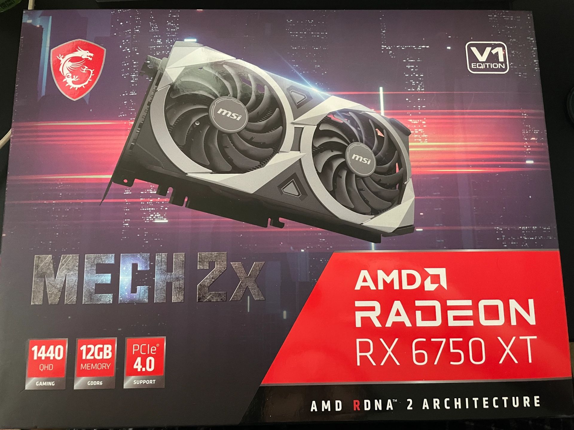 AMD RX 6750 XT MSI MECH 2X OC