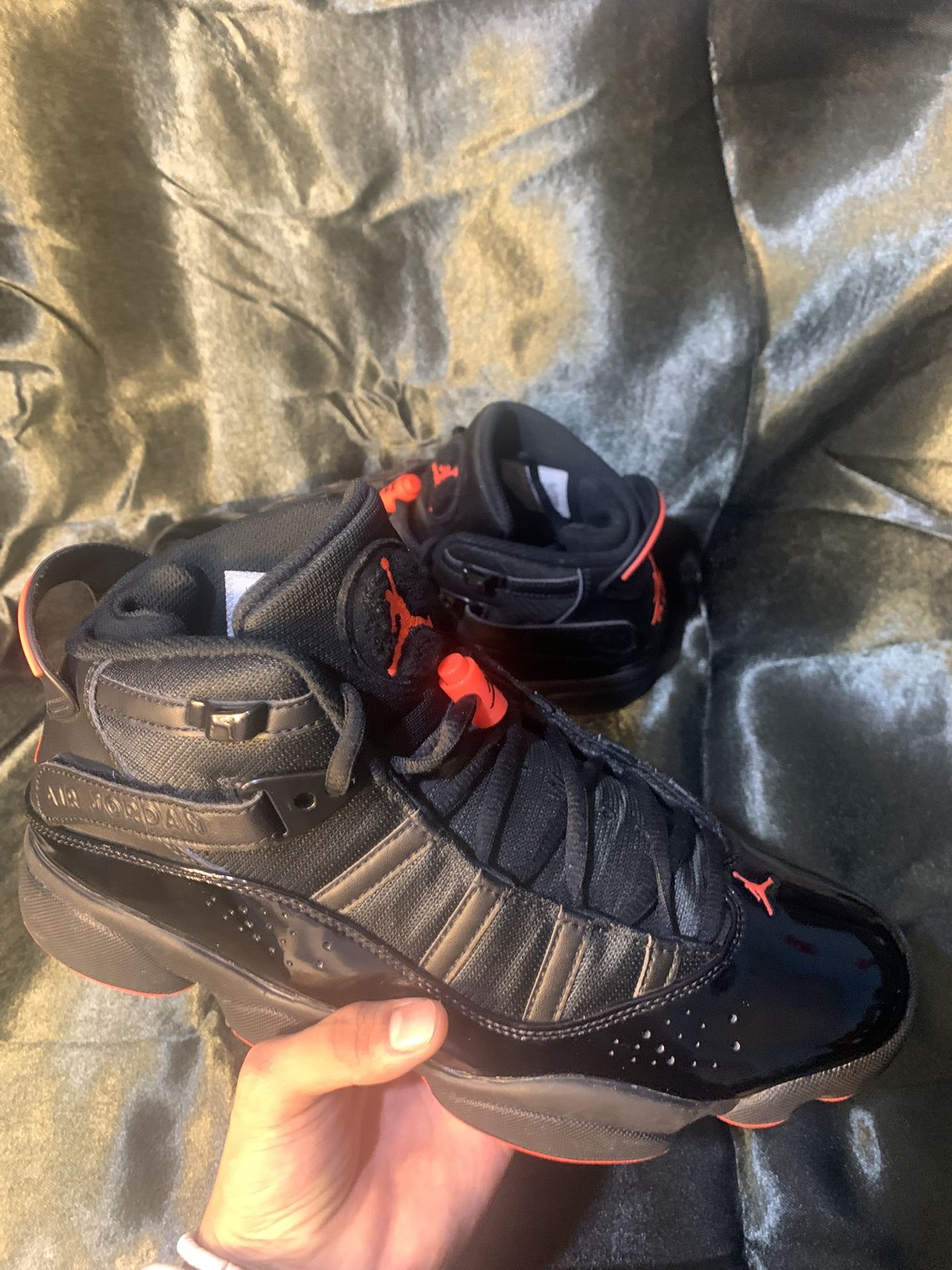 Jordan 6 Rings “Black Infrared” - Sz 9.5