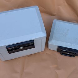 2 Sentry Fireproof Sage Boxes