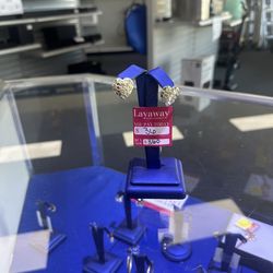 Nugget heart earrings