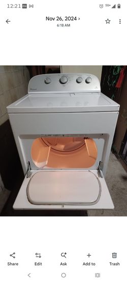 whirlpool gas dryer Heavy duty Large Capacity. secadora de gas