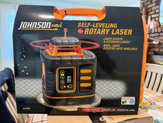 johnson self leveling rotary laser 40 6539