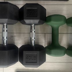 Dumbells Sold As A Set 