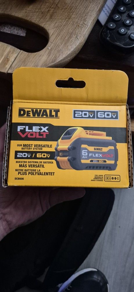 Dewalt Flexvolt 6ah Battery
