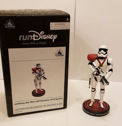 Run Disney Star Wars Half Marathon 2018 Stormtrooper Figurine