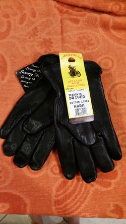 NWT Napa Glove Co. Deerskin Driver Cotton Lined Gloves