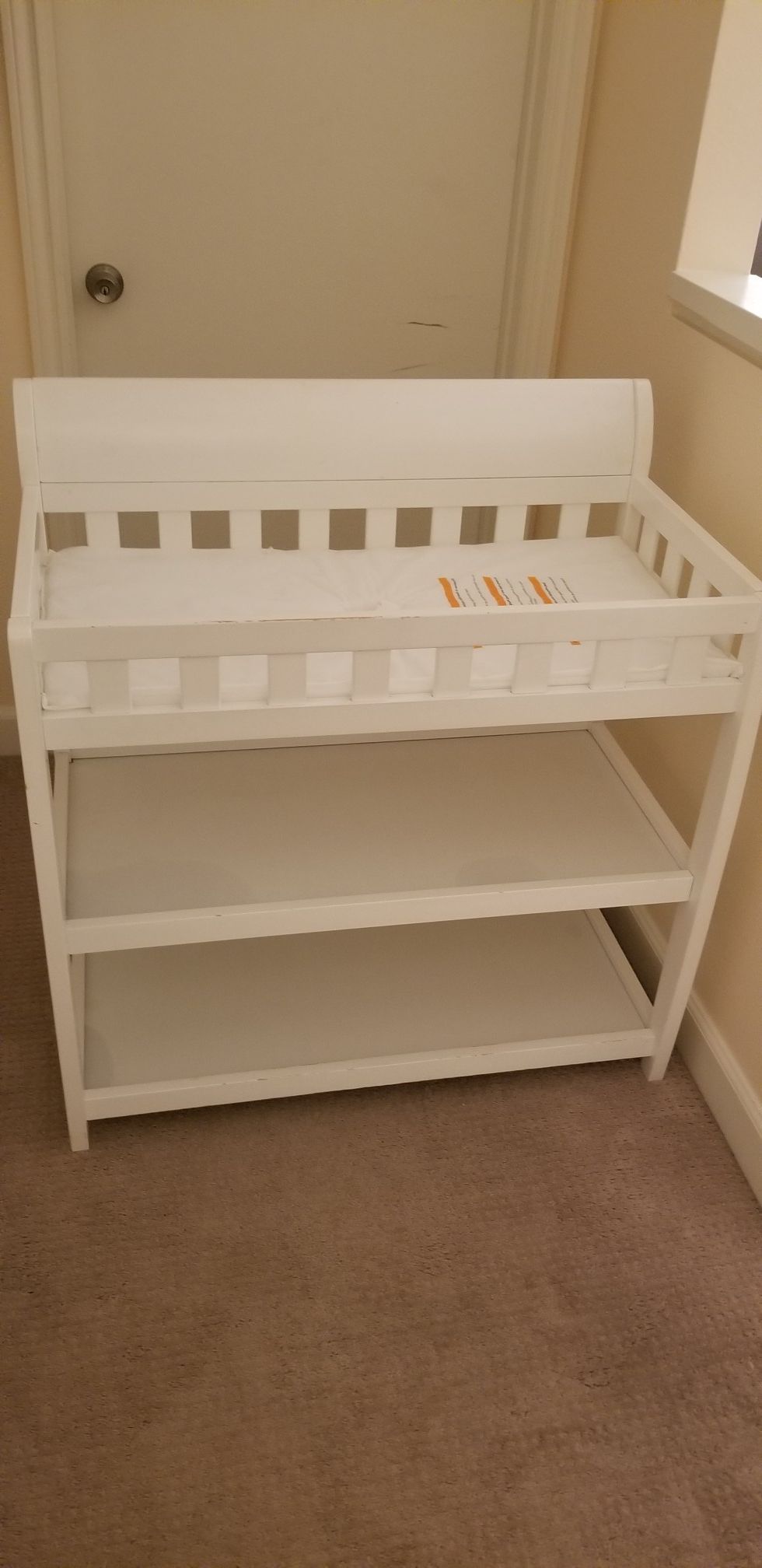 2 shelf changing table