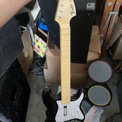 Rock band guitar and drums ps3