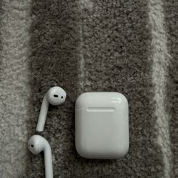 Apple AirPods White Wireless Earbuds Bluetooth Built-in Mic Charging Case