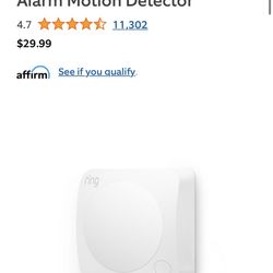 Ring Motion Detector
