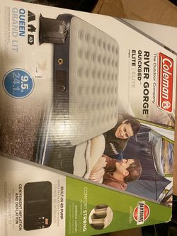 Brand new in sealed box Coleman river gorge quickbed elite