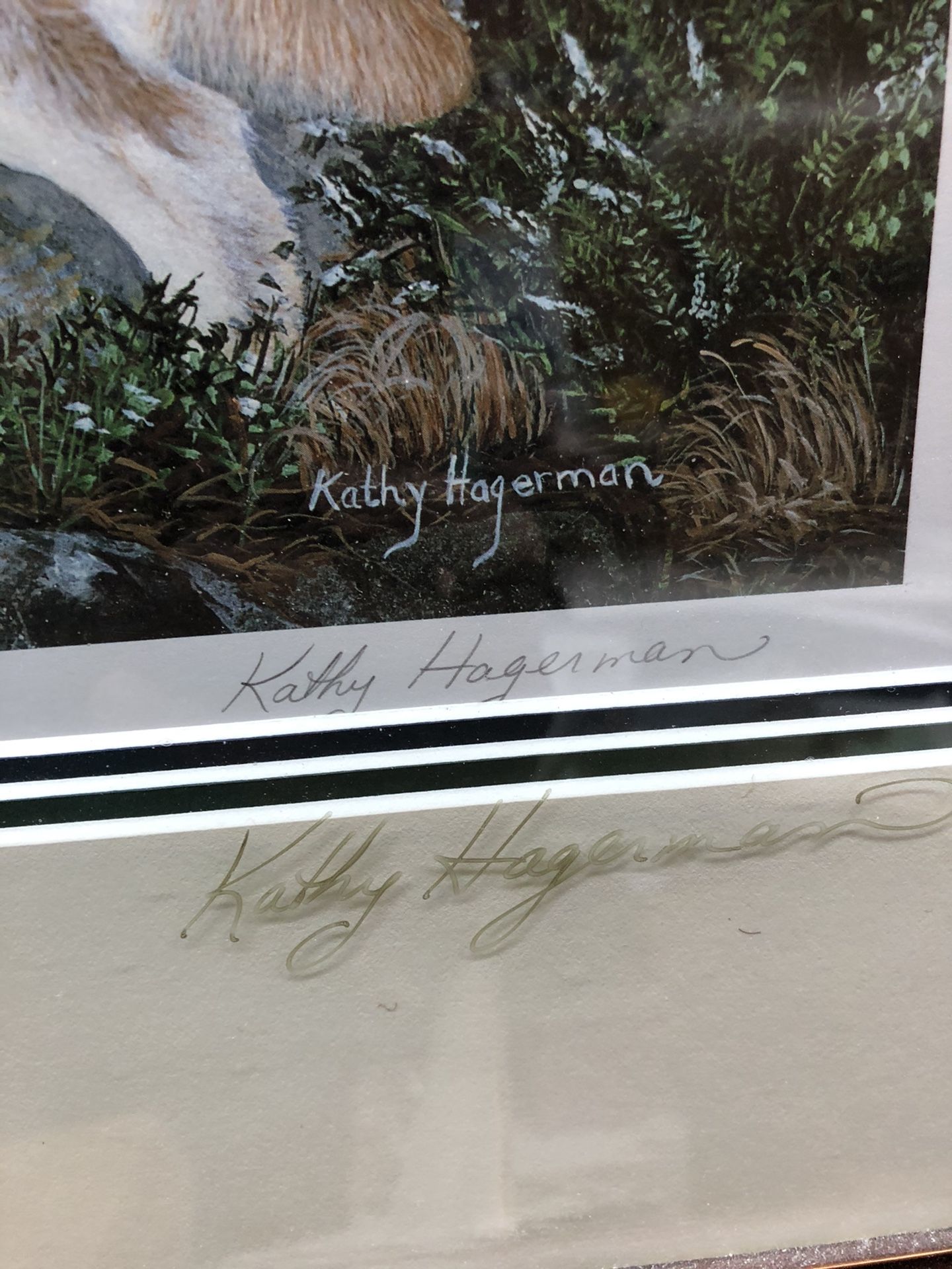 *＊*Kathy Hagerman ❧SIENNA❦ ゴールデンレトリバー*＊* Golden Retriever Puppies print by Canadian artist Kathy