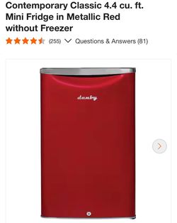 Mini fridge