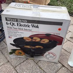 Electric Wok 6 Quarts