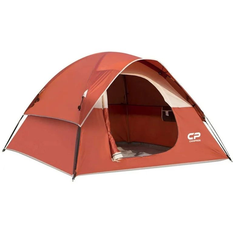 CAMPROS 3 Person Camping Tent Dome Tents Waterproof Windproof Backpacking Tent for Outdoor Hiking Beach