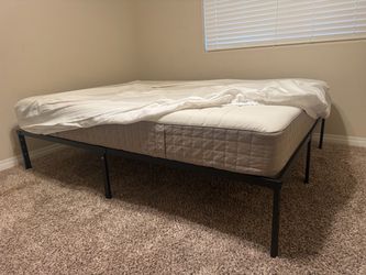 Queen size mattress & frame