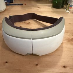 Heated massage eye mask