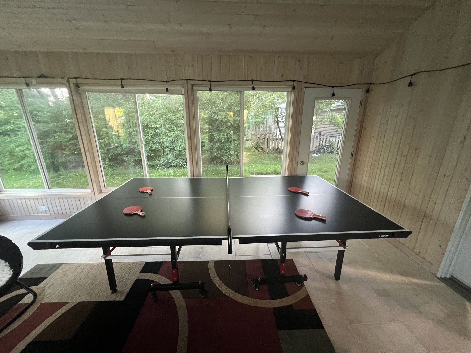 HEAD 18mm Table Tennis - Like Brand New, Rarely Used, Free Bat And Ball Set