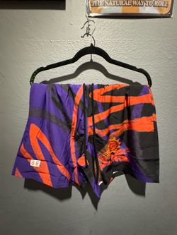 Phoenix Suns NBA Shorts Purple Orange