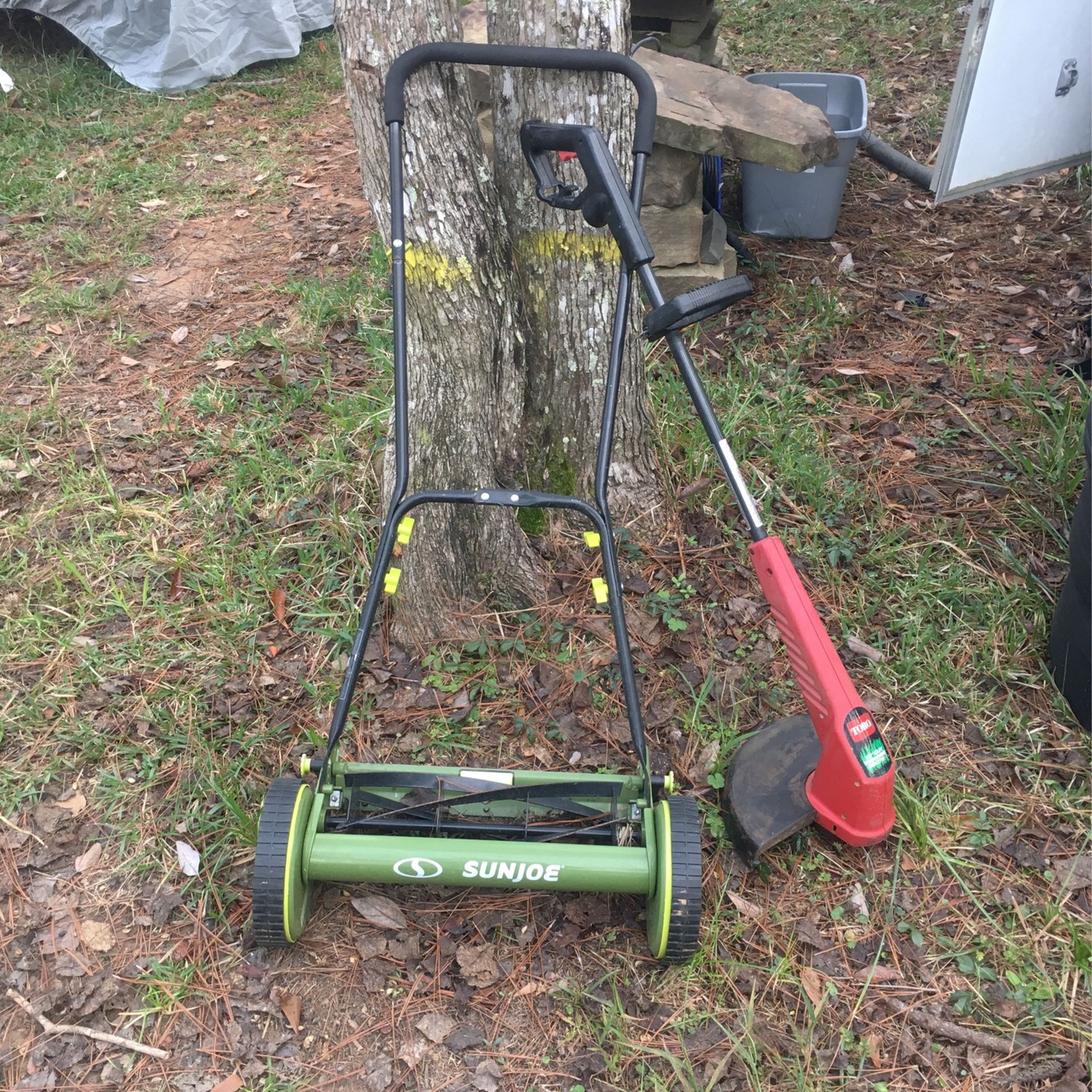 Sun Joe Lawnmower /weed Eater