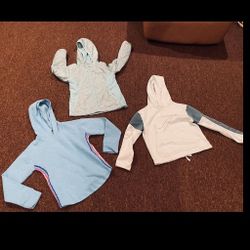 GET ALL 3! Nike Free Country Girls Small Blue Hooded Sweatshirts Pullovers EUC!