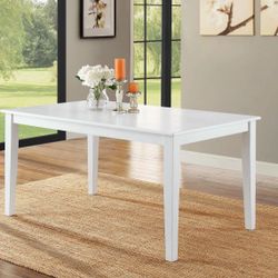 Better Homes & Gardens Bankston Dining Table, White