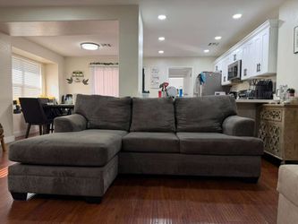 Gray reversible sectional- free delivery