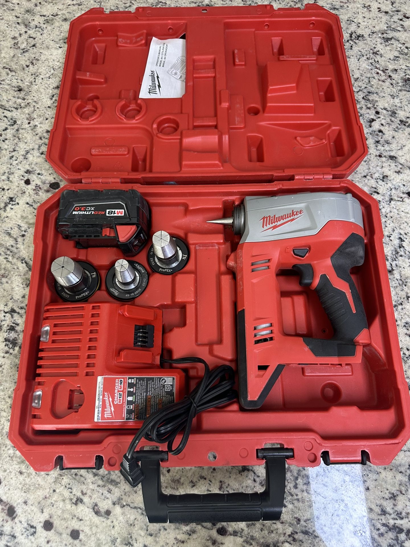 Milwaukee Propex expansion tool 2632-20 1 battery & 1 charger, M18