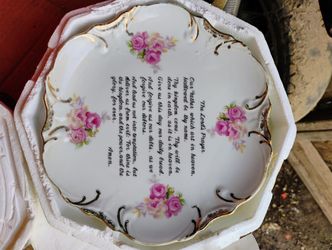 Lords Prayer Plate