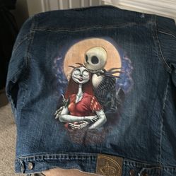 Rare Nightmare Before Christmas Denim Jacket