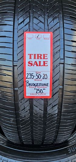 235/50/20 BRIDGESTONE ALENZA RFT – $250.00