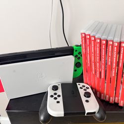 Nintendo Switch OLED with Games