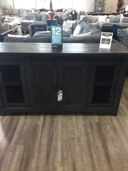 65" Tv Stand Barn Style! Dark Gray