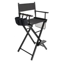 NEW - 31in Director Chair Folding Artist Makeup Chair