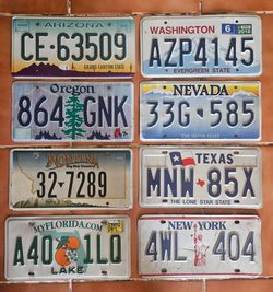 Man Cave Antique License Plate