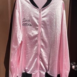 Halloween Grease Pink Ladies 1950s Satin Jacket 3XL 
