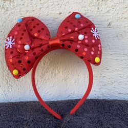 Minnie Mouse Red Ears Headband